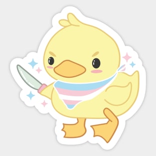 Trans Ducky Sticker